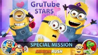 New Special Mission GruTube Stars & New Prize Pod Minion Rush Despicable Me gameplay walkthrough