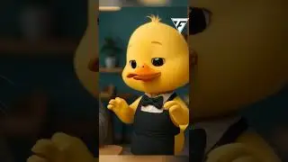 mr duck and cat #roundandround #trending #shorts #funny #duck #duckdance #cute #animation