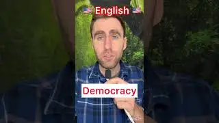 How to pronounce &ldquo;Democracy&rdquo; - EASY English 🇺🇸 #shorts