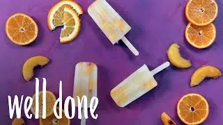 How To Make Deep Eddy Fuzzy Navel Vodka Popsicles | Recipe | Well Done