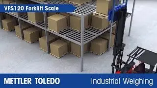 Halbieren Sie die W&auml;gezeit mit dem Gabelstapler VFS120 - METTLER TOLEDO Industrial - de