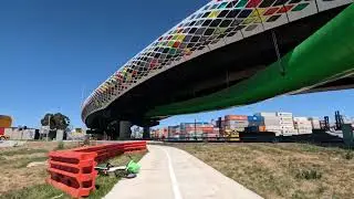 BIKE JOURNEY FOOTSCRAY TO THE NEW VELOWAY.GREAT RIDE!