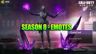 😍 Season 8 All Emotes in CODM
