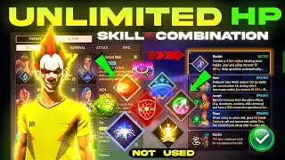 UNLIMITED HP BR RANK COMBINATION | Best Character Skill For Br Rank  | Br Rank Best Character Skill