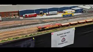 Running layout at Model Rail Scotland