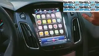 Магнитола в стиле Tesla для Ford Focus 3 , модель SHELI T2GT, на базе системы Андроид 10