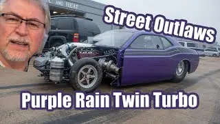 Street Outlaws: Purple Rain Goes TWIN TURBO (Randy Williams) (No Prep Kings)