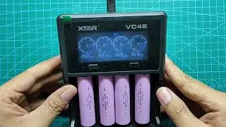 Cek Kapasitas baterai 18650 wintonic 2500mAh