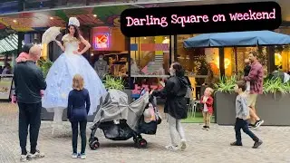 🇦🇺 Sydney walking tour from Chinatown to Darling Square on weekend / Sydney Christmas 2021