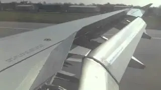 British Airways Airbus A319-131 landing at London/Gatwick Airport 13/03/2016