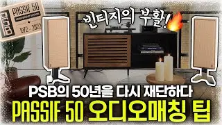 PSB 하이파이 스피커 Passif 50 편 [오디오 #베스트매칭] #오디오 #HiFi #PSB #스피커추천