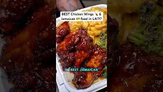BEST Chicken Wings and Jamaican food in LA?!📍Tev&rsquo;s Kitchen in South LA #chicken #foodie #foodvlog