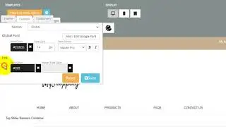 How to modify Global link color and hover font color in VPCart 9