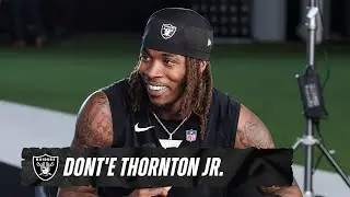 Dont'e Thornton Jr. Isn’t Shying Away From the Comparisons | Raiders