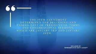 U.S. Constitutional Amendments - AMENDMENT 20