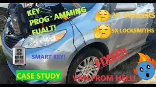 2011 Toyota Sienna failed programming smart key, 2x Dealers , 5x locksmith unable to fix! SOLVED!