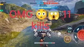 OMG 😱 11 kills playing Typhon robot weapon weber war robot -gameplay war robot game