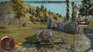 World of Tanks Panther Breaking a stalled corner, IS Fail