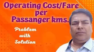 #1 Operating Costing - Transport costing (Buses) - Problem with solution|BL AGRAWAL| For - B. com.