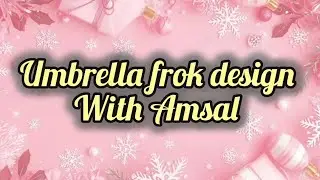 Latest umbrella frok design / simple and full flair 