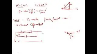 Parallel AC circuit| How to solve when power consumed and current for the AC circuit are given?