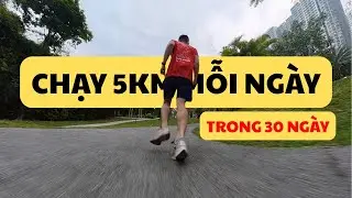 The secret to safely running 5km every day for 30 days and how to create a disciplined habit.