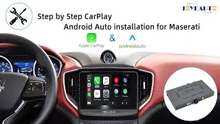 How to Install? JoyeAuto Wireless CarPlay/Android Auto for Maserati Quattroporte Ghibli Dodge