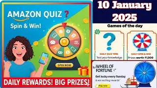 Amazon Quiz Answers Today | 11 January 2026 | Win iPhone 17 Pro