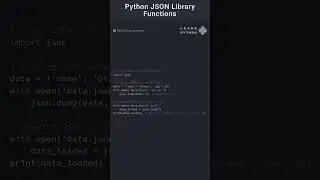 Python JSON Library Functions 