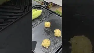 Everdure Chef Bart is making Rosti with bacon egg, corn on the Everdure Furnace