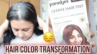 Black to Brown Hair Transformation | Paradyes No Bleach Hair Color Honest Review | Kaur Tips