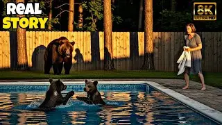 The Day Two Bear Cubs Climbed Into Her Backyard Pool &mdash; And What Their Mother Did Next