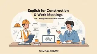English for Construction & Work Meetings Real Life English Conversation Practice Daily English does