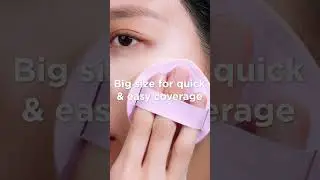 Teardrop-Shaped Puff💕 I'M MEME #puff #makeup #basemakeup #bigpuff