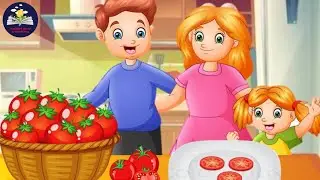 RHYME : Red Red Apples 🍎🍎| RED DAY RHYME | Apple rhyme | Rhyme for kids | Red Colour | Colour Day ❤️