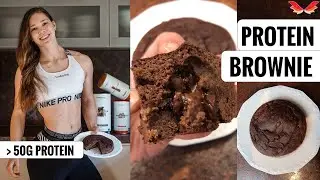 Gesunde Protein Brownies I Eiweiß Brownies Rezept