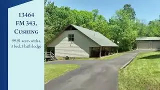 Cushing Land For Sale: 99.91 Acres with a Lodge-Like Home, MLS #22500612 H