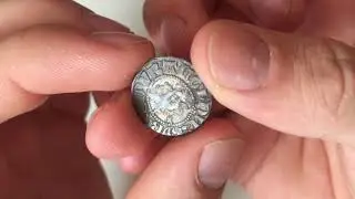 Серебряный кованый пенни Эдуарда I, Бристоль, класс 2b