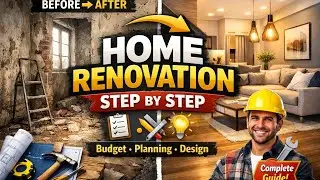 Home Renovation Step by Step | Budget, Planning & Design Complete Guide