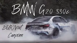 Burnout BMW G20 330i drifting Carporn 4K / Eisenmann / YIDO Performance / Crcarwrapping