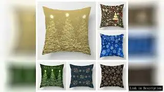 Christmas series pillowcases sofas cushion covers  home decor can be customized for holiday celebrat