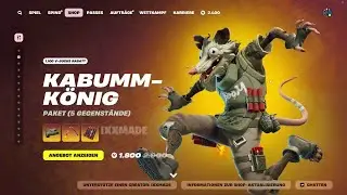 Fortnite SKINS Kabumm K&ouml;nig Paket  Skilett Outfits, Bummchucks & Lego Style!