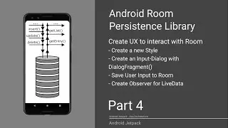Android Room Database Tutorial - 2020 - P4: LiveData Observer + Dialog - (MVVM/MVC) Kotlin - German