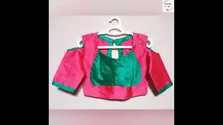 Choli Cut Blouse#katoriblouse#coldsleeve#fashiondesigning #choli#ghagracholi#ytshorts#shortsfeed