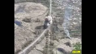 Ukraine - 09.04.2024. Operators Of The 40th Arty Brigade Conduct Demining Operations With Drones.