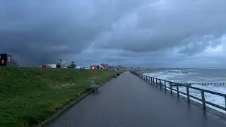 Exploring Aberdeen Beach in Winter | Aberdeen Beach Walk Tour 🇬🇧  | Walking Aberdeen Beach in 4K