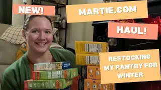 Пополняю запасы на зиму с помощью нового заказа на Martie.com!