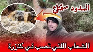 الشعاب اللتي تصب في كنزرة ستمتليء السدود على أكملها بحول الله