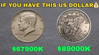 Top 5 Most Valuable Half Dollar and One Dollar Coins Worth Shocking Money