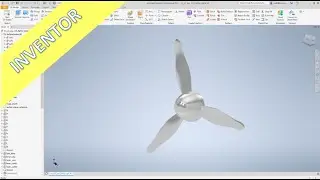WW-109 Fighter Plane - Part 3 - Propeller - Inventor 2021 Training - Surfaces